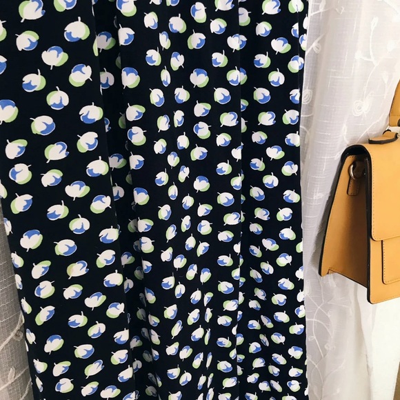 Vince Camuto Navy Blue Patterned Sleeveless Maxi Dress size Women‘s Medium - Picture 2 of 5